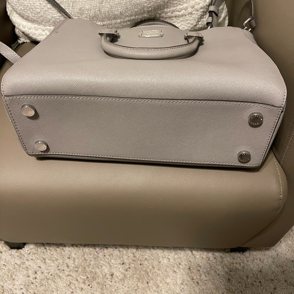 Michael Kors Gray Satchel with Silver Hardware - Picture 4 of 4